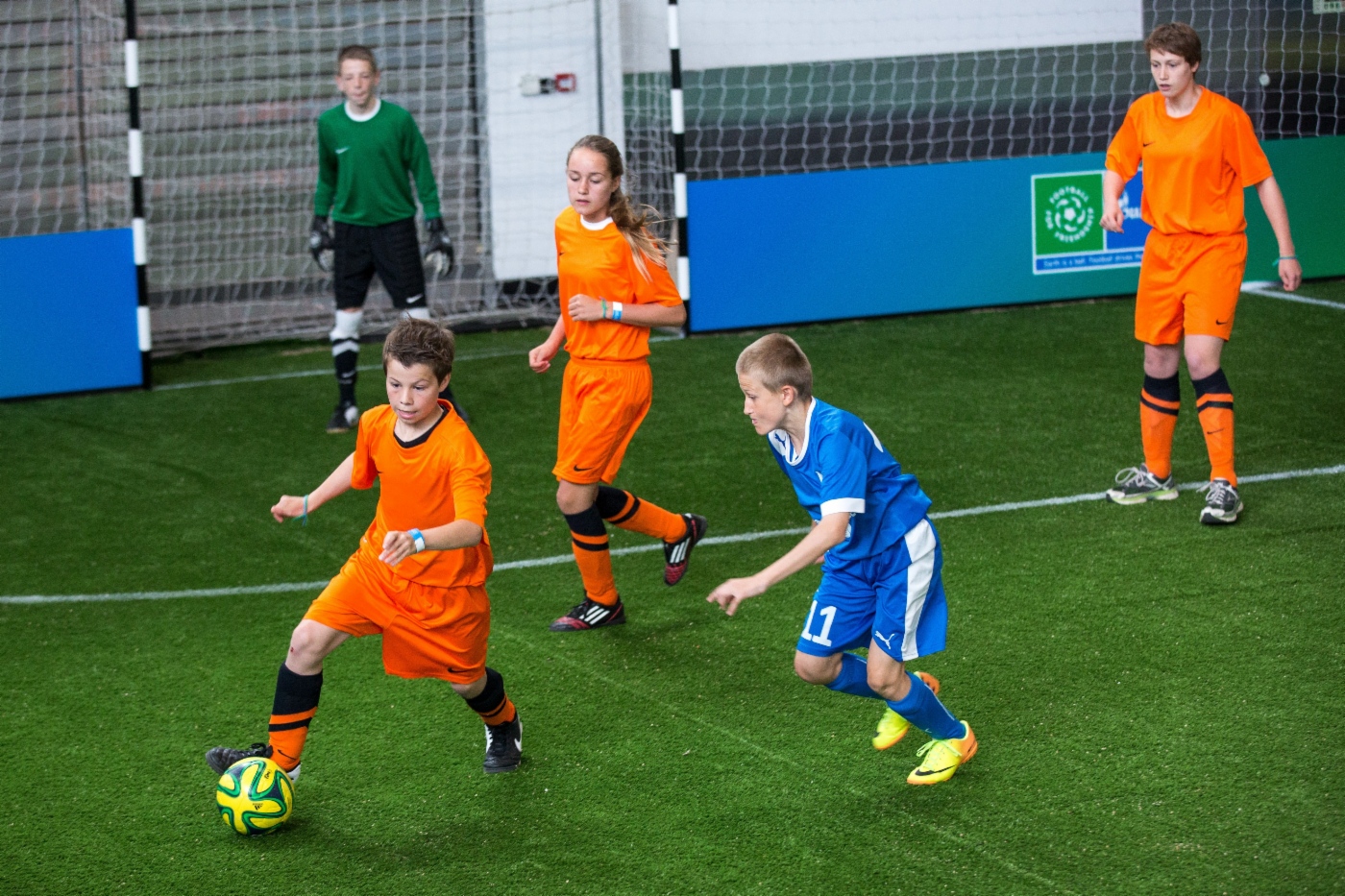 Internationales Straßenfußballturnier. Lissabon, 2014